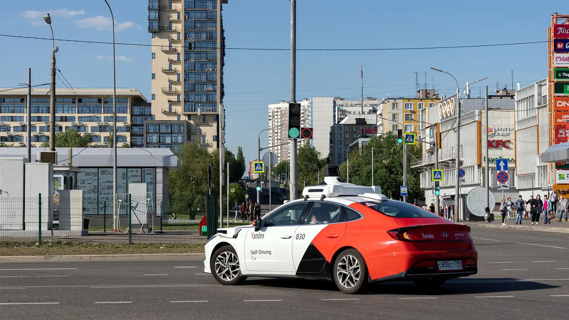 В Москве начали тестировать автономные поездки беспилотных машин